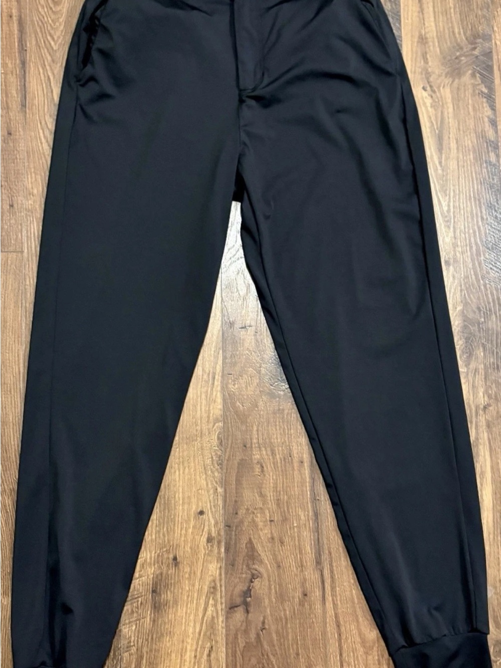 Men's Black Jogger Pants — Modern Relaxed Fit